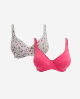 2 Pack Slimma Cotton Full Cup Bras