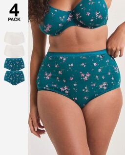 4 Pack Slimma Full Fit Knickers