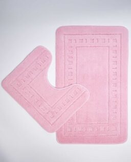 Damart Armoni Non-Slip Pedestal & Bath Mat Set