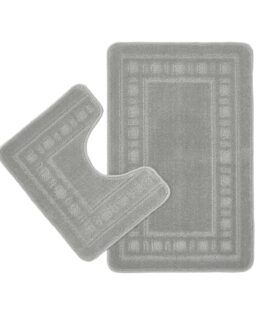 Damart Armoni Non-Slip Pedestal & Bath Mat Set