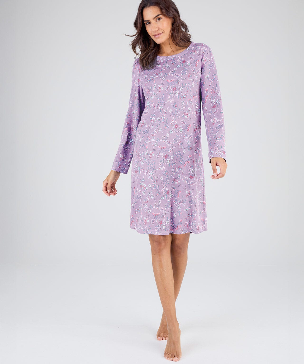 Damart Jersey Floral Print Nightdress