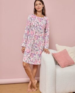 Damart Jersey Floral Print Nightdress