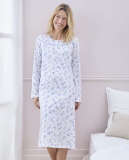 Damart Long Sleeve Jersey Nightdress