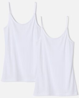 Damart Pack of 2 Thermolactyl Camisoles