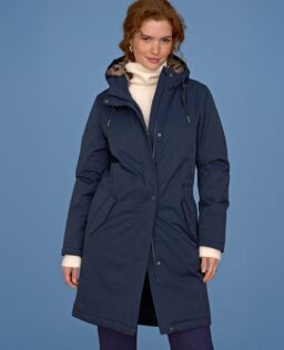 Damart Parka with Faux Fur Lined Hood