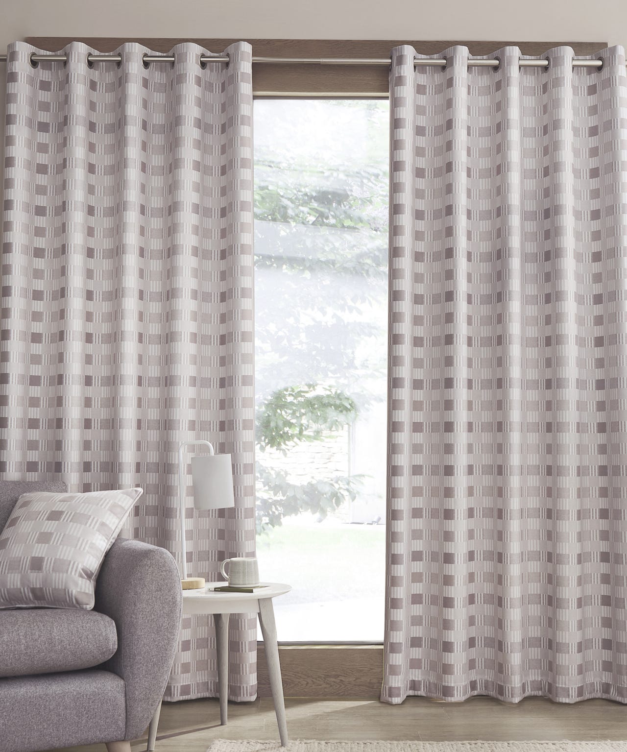 Damart Wilson Check Blackout Thermal Curtains
