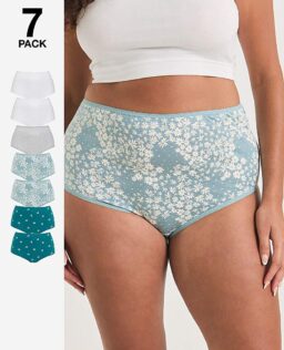 Pretty Secrets 7 Pack Full Fit Knickers