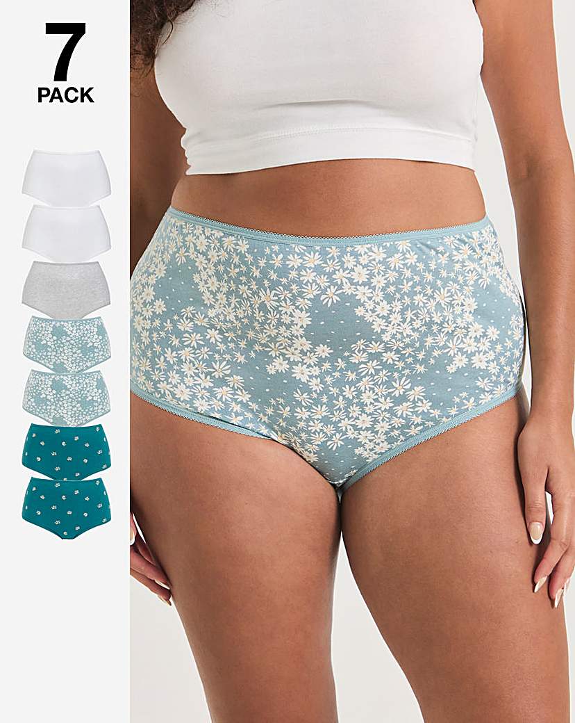 Pretty Secrets 7 Pack Full Fit Knickers