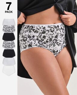 Pretty Secrets 7 Pack Full Fit Knickers
