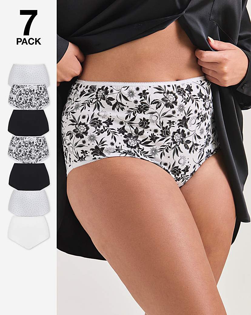 Pretty Secrets 7 Pack Full Fit Knickers